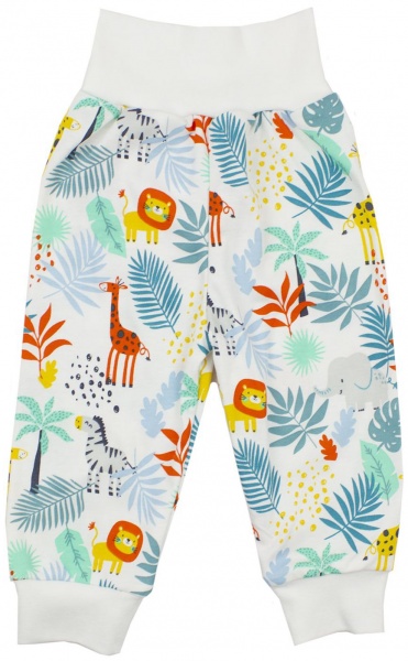 Штанці Bambinelli Звірятка р.62 білий із малюнком 
