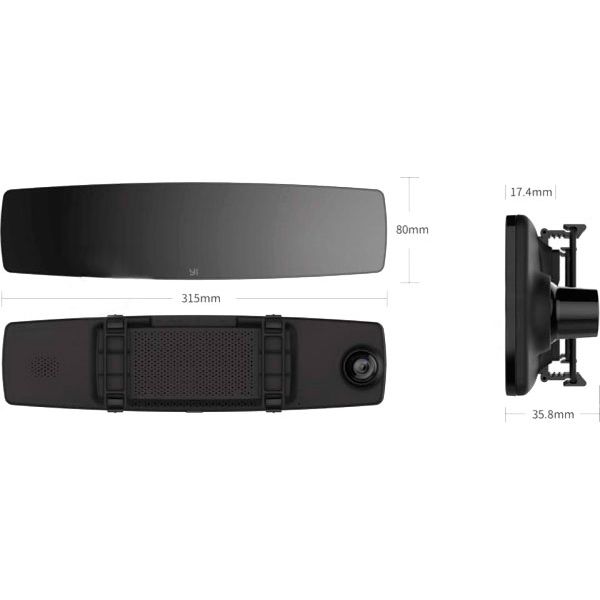 Видеорегистратор Xiaomi YI Mirror Dash Camera International Edition