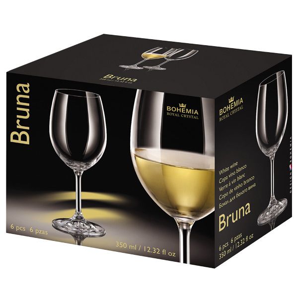 Набор бокалов Bohemia Bruna 350 мл 6 шт