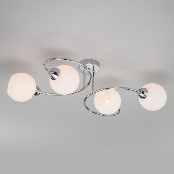 Світильник Strotskis Tulia 4x40 Вт E27 хром 30136/4 (хром) 