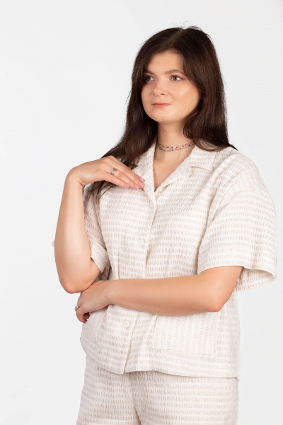 Блуза Эдельвика р. XL бежевый 299-22/00