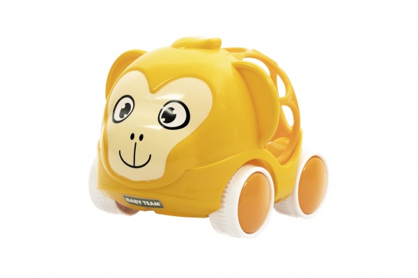Игрушка-погремушка Baby Team Машинка-обезьянка 8412