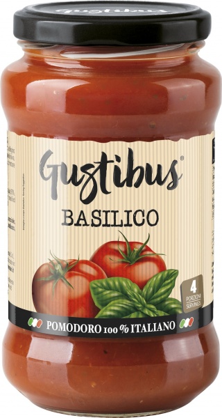 Соус Gustibus томатний з базиліком 400 г
