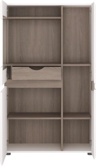 Вітрина Meble Wojcik LINATE 32 3D-1S LTV-01 трюфель 