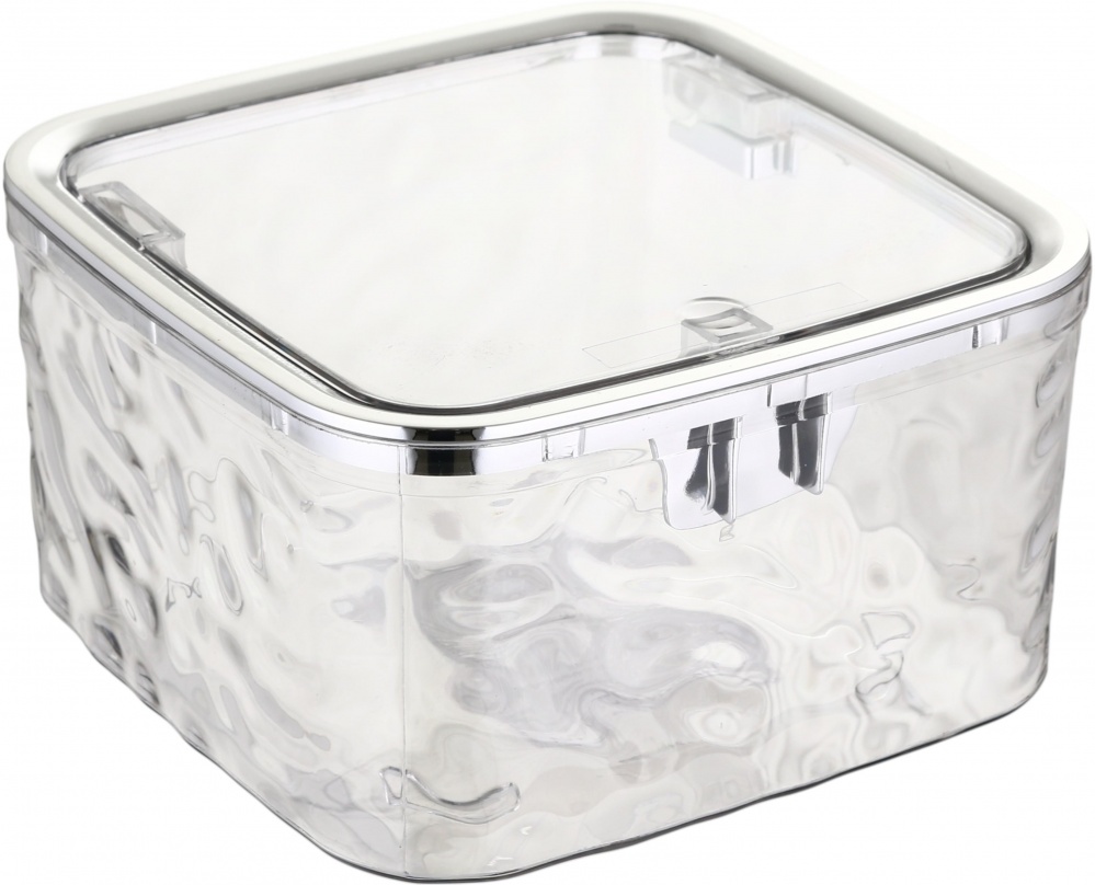 Органайзер Sensio для дрібниць з кришкою 16,5х16,5х10 см прозорий