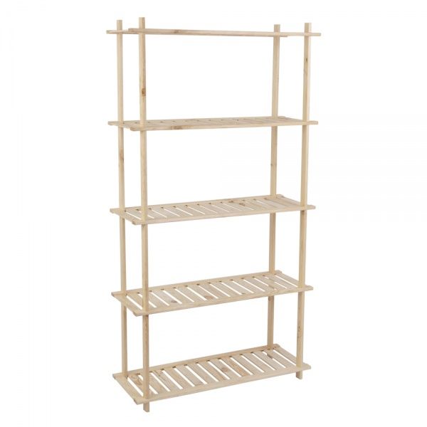 Стелаж дерев'яний WoodMood Airy 5 полиць 1510x640x300 мм сосна (STR 056432) 