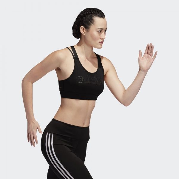 Бра Adidas W D2M BRAND BT FL9235 L черный