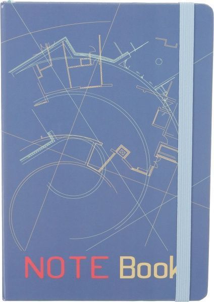 Книга для нотаток А5 у клітинку синій