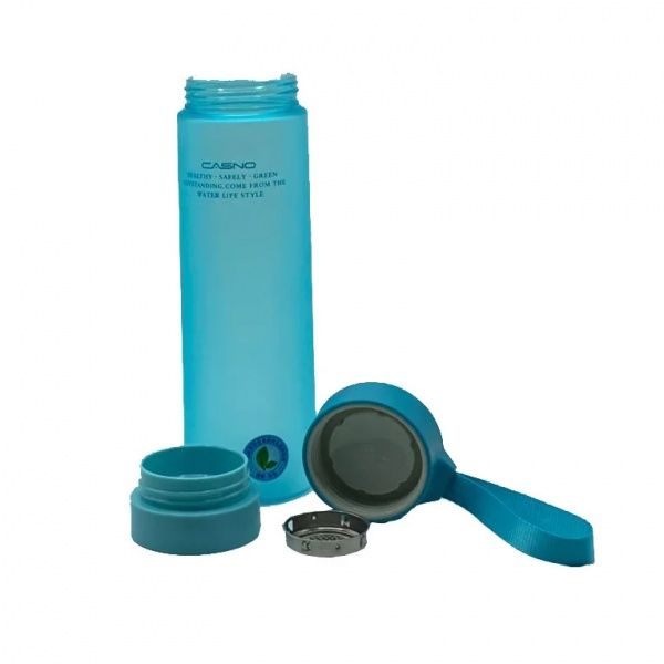 Пляшка для води 700 мл Casno блакитний KXN-1156_Blue