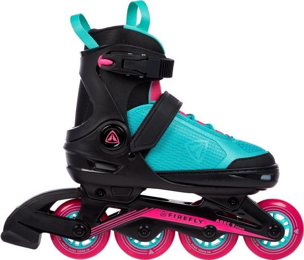 Роликовые коньки Firefly ILS 510 G 289651-901050 р. 33-36 черный с зеленым