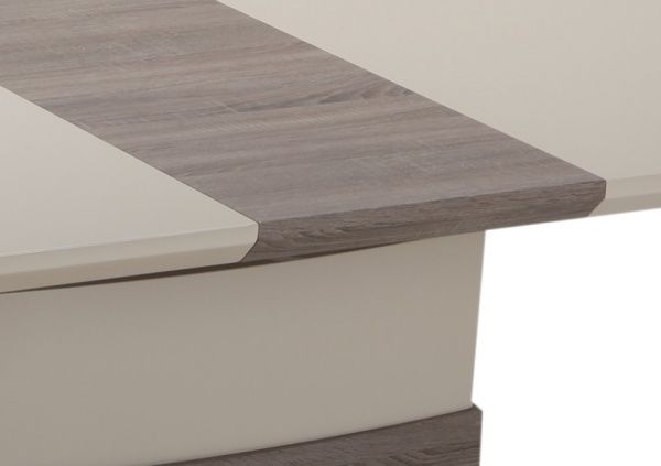 Стіл обідній GT Racer KY8105 (140-180x80x76) Beige/Wooden 