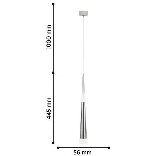 Підвіс WunderLicht IL2081-31CH 1x7 Вт хром