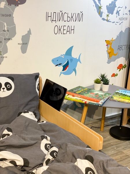 Кровать Veres подростковая Ницца 190х80 темно-серый 27.1.1.36.16