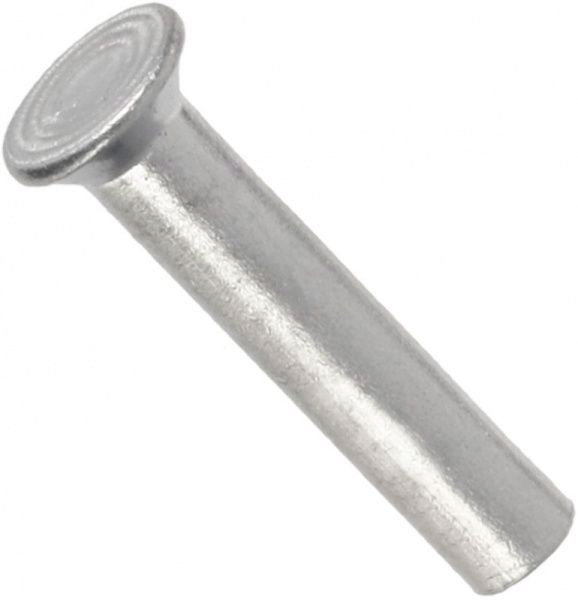 Заклепка под молоток 4х20 мм 25 шт./уп. алюминий с потайной головкой