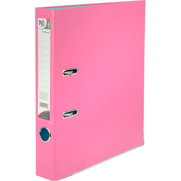 Папка-регистратор CLASSIC розовая А4 50 мм. Nota Bene