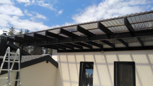 Шифер ELYPLAST посилений 10x2м x 0,9мм хвиля бронзовий