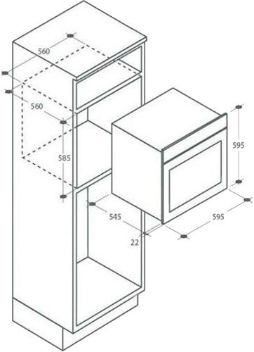 Духова шафа Candy FCP 625 WXL