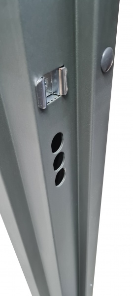 Дверь входная Булат Elegant 703 грей 2050x850 мм правая