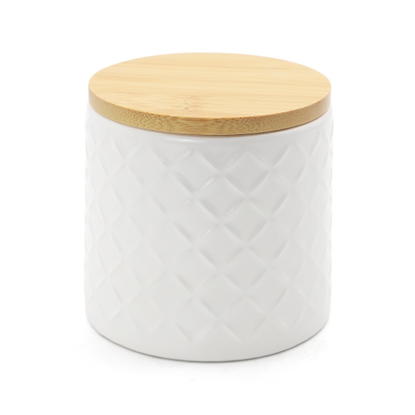 Ємність для зберігання 450 мл KP-18 S White/Wood MVM