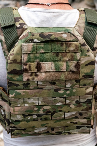 Плитоноска UKRTAC з системою швидкого скидання (Multicam), ткань Cordura 500 
