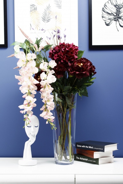 Ваза скляна Циліндр 15x39,5 см 39,5 см прозорий 