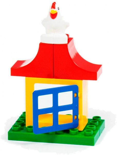 Конструктор строительный Полесье Макси - Мини-Ферма 77660