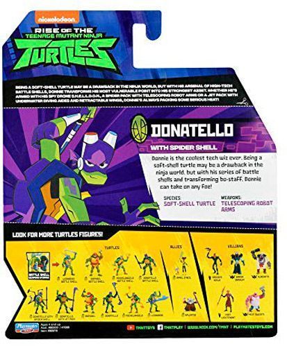 Фігурка TMNT Еволюція Черепашок-ніндзя W3 Дон з панциром-павуком 80816 