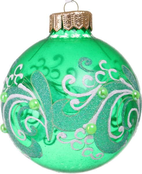 Куля новорічна Декор-престиж d 100 мм в асортименті