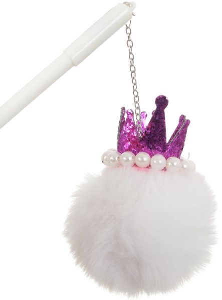 Ручка гелевая белая Корона 