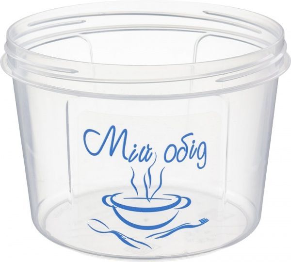 Контейнер Мій обід 0,7 л із гвинтовою кришкою №69 Народний продукт