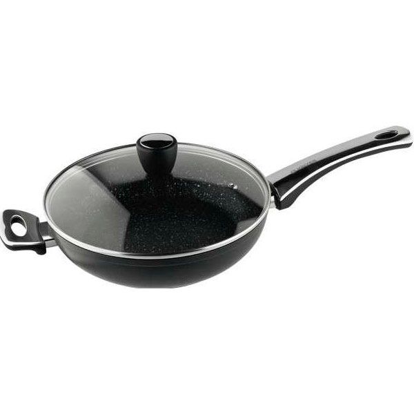 Сковорода з кришкою Granite InduСtion Line 28 см 89436 Vinzer