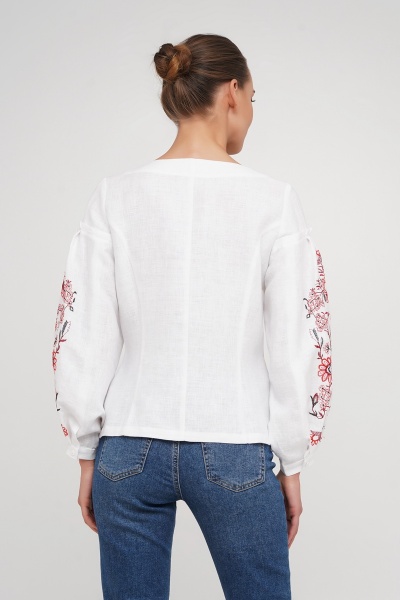 Вышиванка Галерея льна Жемчужина р. 50 белый 9147/50/101