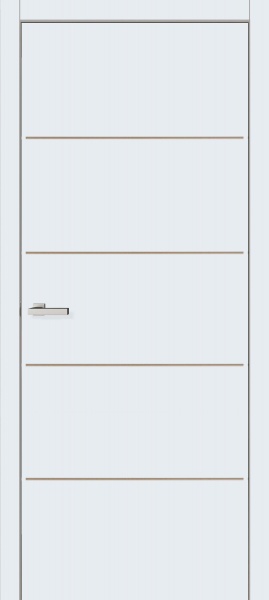 Дверное полотно ОМиС Глухое с фрезеровкой под покраску ПГ 700 мм белыйпод покраску 