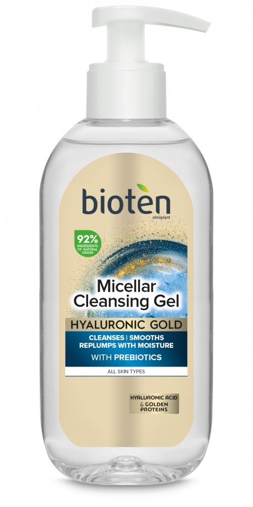 Гель очищающий BIOTEN Гилаурон Голд 200 мл