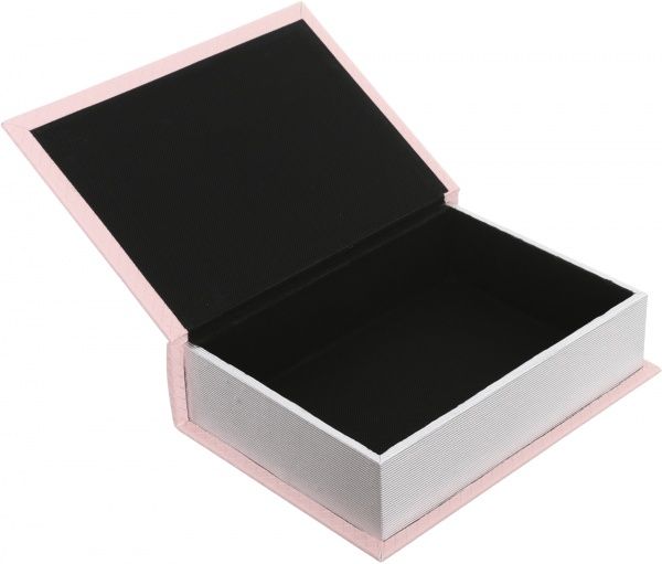 Шкатулка-книга Рубчик 30x22x7.5 см розовый