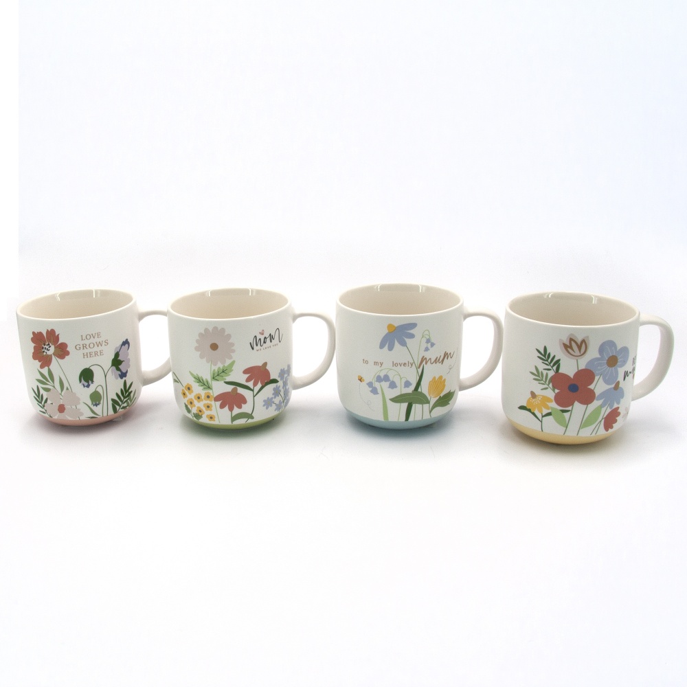 Чашка Milika Clovera Peach 390 мл M0520-GB722-SU3250B