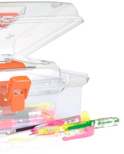 Органайзер для дрібних деталей для інструментів Prosperplast (292x250x116) помаранчевий (NUF4L) 