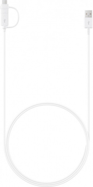 Кабель Samsung USB – microUSB + USB Type C 1,5 м білий (EP-DG930DWEGRU) 