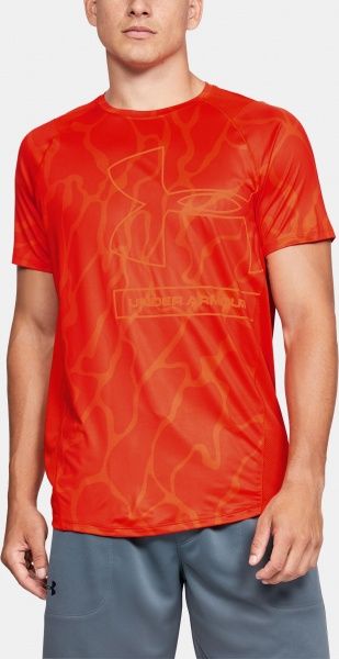 Футболка Under Armour MK1 Tonal Print SS 1351563-856 S помаранчевий