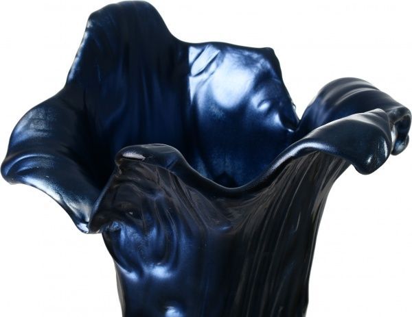 Ваза стеклянная синяя Eros 30х36 см Antonio Tammaro