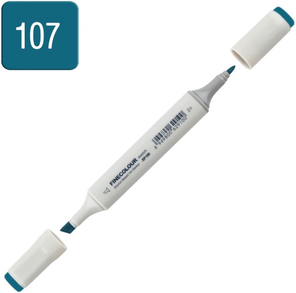 Маркер спиртовий FINECOLOUR Sketch EF100-107 аквамарин 