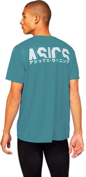 Футболка Asics KATAKANA SS TOP 2011A813-408 р.L блакитний
