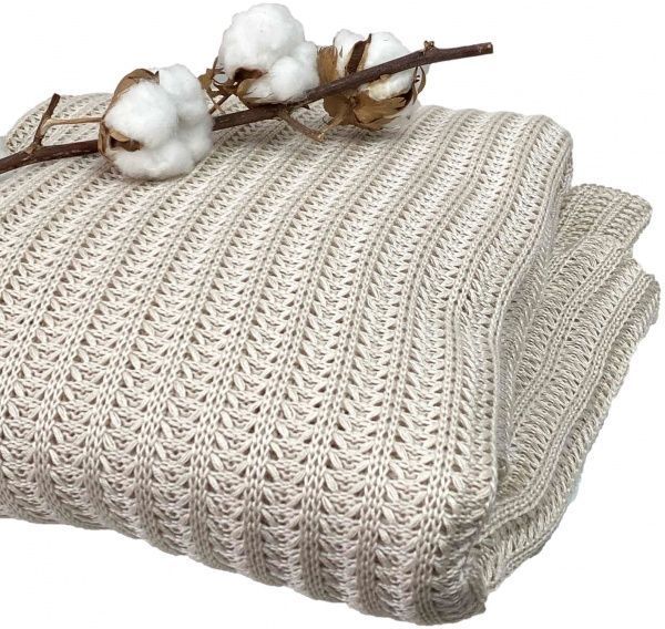 Плед Cotton Беж 200x220 см La Nuit 