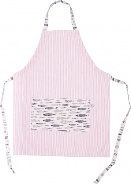 Фартук Fish красная полоска La Nuit