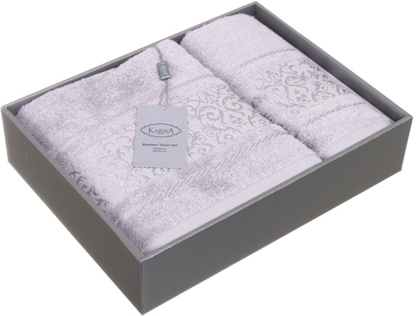 Набор полотенец Armond 2 шт. серый Karna 