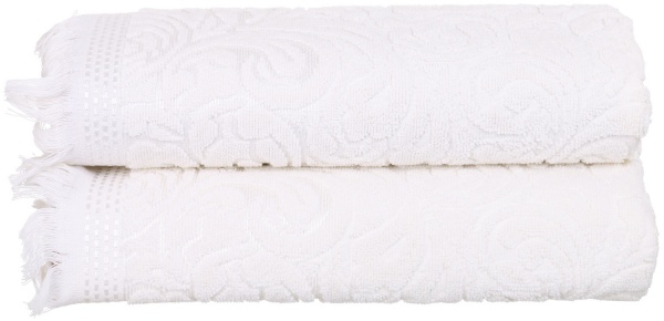 Набір рушників Esra 2 шт. кремовий Karna 