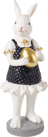 Фігурка декоративна Кролик в платті 7x7x20,5 см 192-247 Lefard