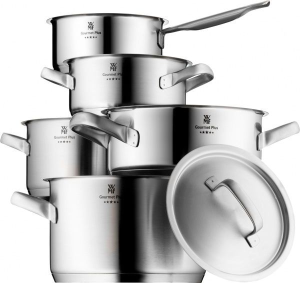 Набор кастрюль с крышками Gourmet Plus 5 шт. WMF