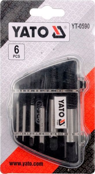 Набор экстракторов сломанных винтов YATO YT-0590