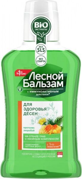 Ополаскиватель для полости рта Лесной бальзам Специальный уход 250 мл